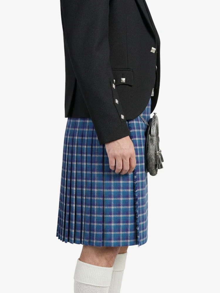 Bannockbane Light Blue Tartan Kilt
