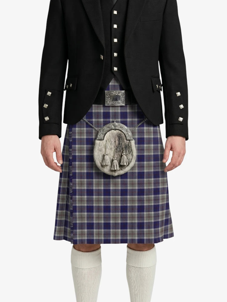 Bannockbane Silver Tartan Kilt
