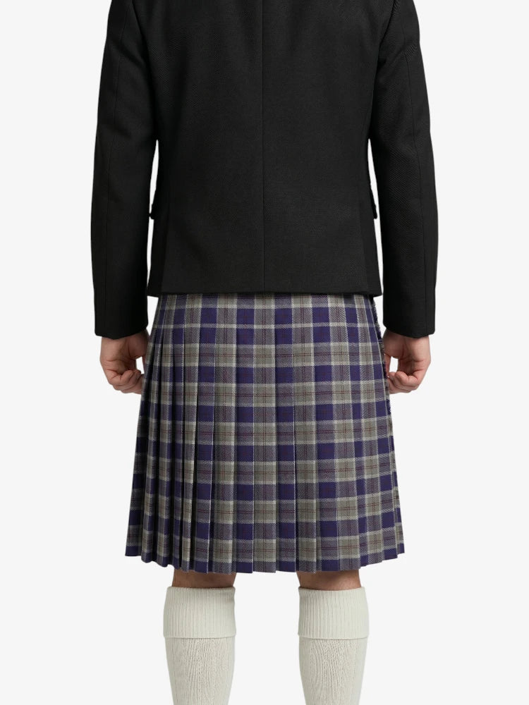 Bannockbane Silver Tartan Kilt