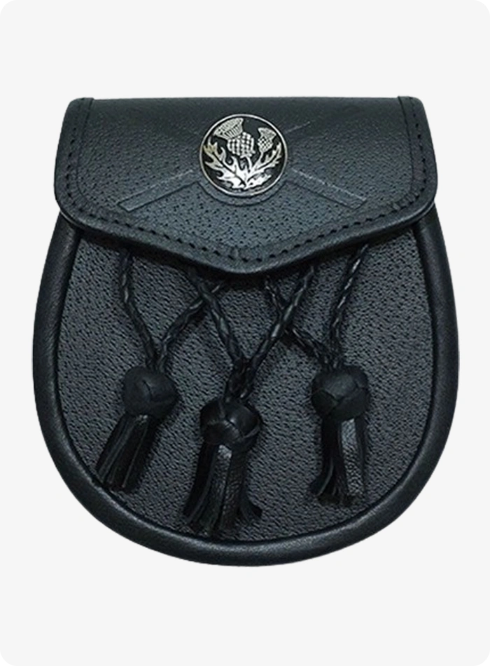Black Leather Daywear Sporran
