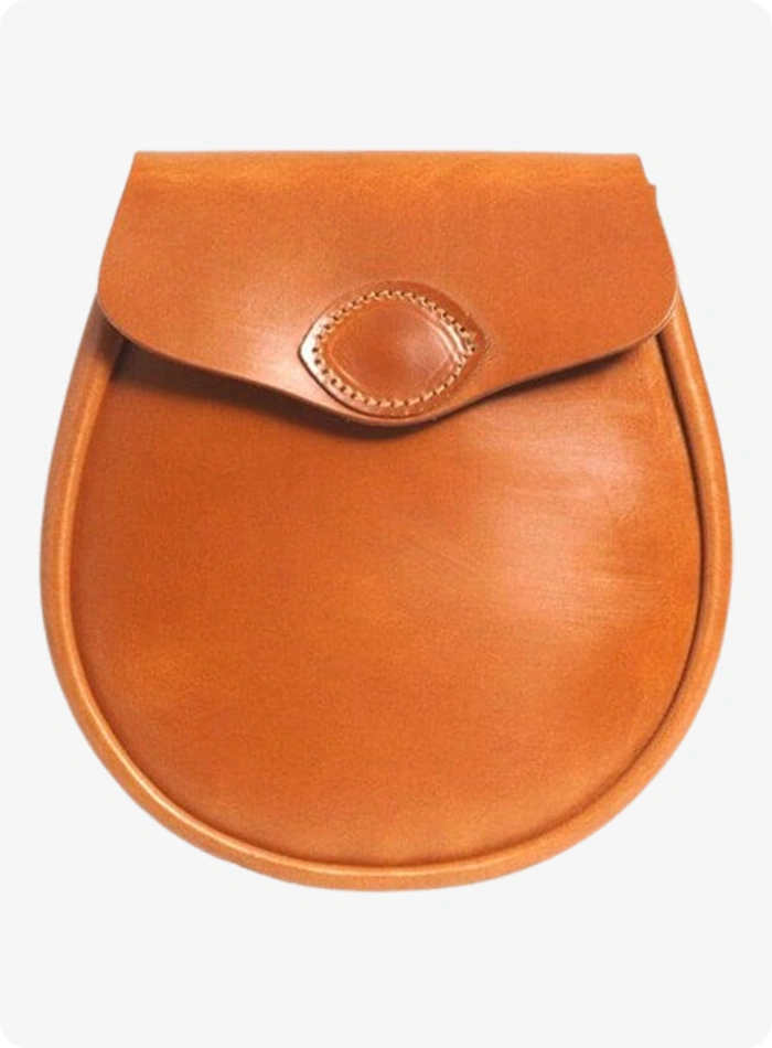 Brown Tan Melrose Leather Sporran