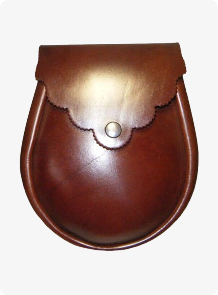  Brown Tay Leather Sporran