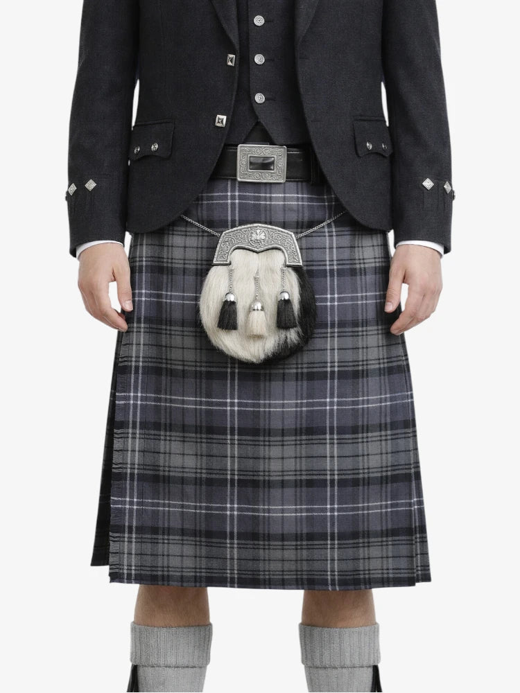 Hamilton Grey Tartan Kilt