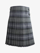 Hamilton Grey Tartan Kilt Back