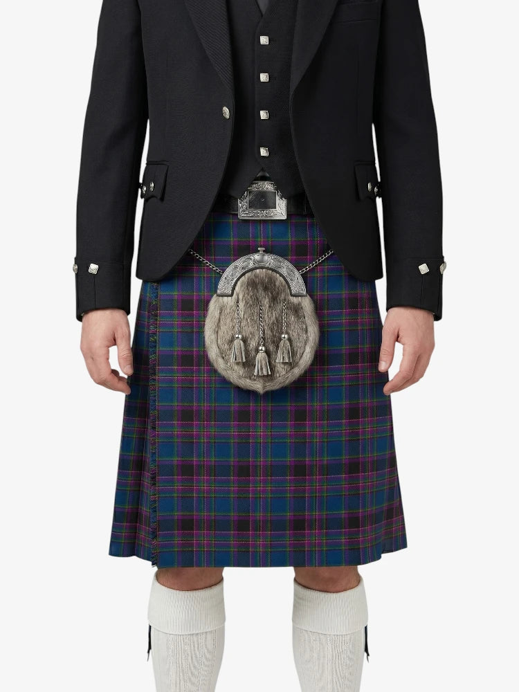 Highland Mist Tartan Kilt