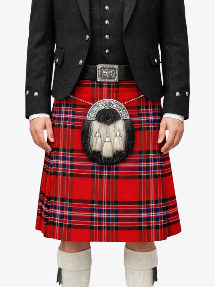 MacFarlane Red Modern Tartan Kilt