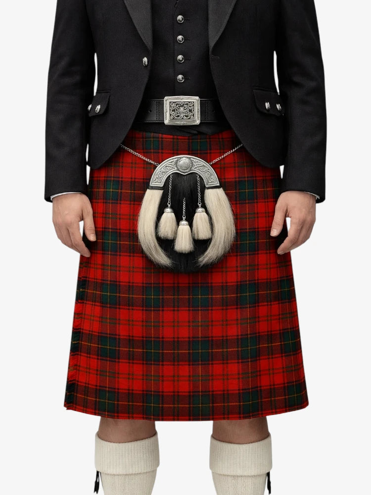 Robertson Red Modern Tartan Kil