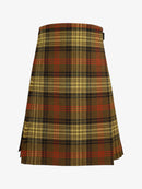 Plaid kilt on a white background